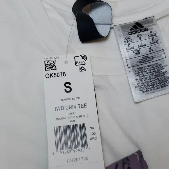 NWT Adidas Crop Athletic Wear Top - Picture 5 of 6